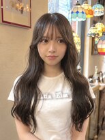 フェイバー 警固店(FAVOR)&nbsp;韓国風顔まわりレイヤー×艶ブラウン/福岡/天神/警固