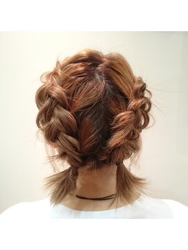 ヘアーアンドメイク フォルス(HAIR&MAKE FORS) 短い髪でも出来る☆簡単アレンジ#8