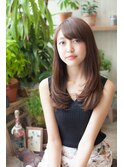 ゆったりシルエットでどなたでも☆ナチュラルロング♪