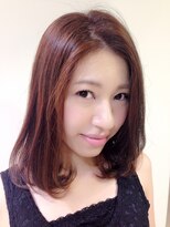 シュノ ハール(Shuno Haar) 坪内 お客様ヘアカタログ12 ミディアム クール