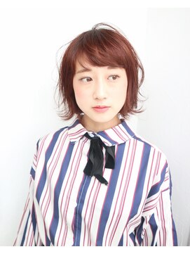 コジック ヘアアンドアイ(Cogic hair & eye) 暖色カラー大人可愛いカジュアルショートニュアンスパーマ