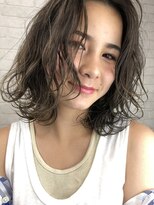 ヘアサロンM 新宿 グレージュ外ハネ☆ミディ