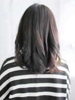 ヘアメイク ナル(hair make nalu)&nbsp;ツヤ感カラーのカールボブスタイル