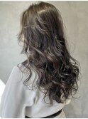 【Zina 渋谷】ハイライト入れ放題★アッシュ×フリンジウェーブ