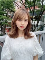 コア 銀座(COA)&nbsp;マロンベージュ/Aラインボブ/かきあげバング[銀座]