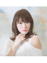 ポルテバイネオリーブ(Porte by neolive)&nbsp;大きめのカールで波巻き【長めボブの外ハネスタイル】