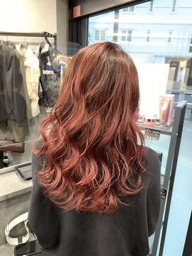 バダス(Badass) バレイヤージュ、外国人風カラー