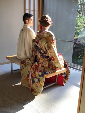 びよう細川 結婚式のヘアセット