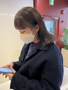 ローレンジウ(LOREN JU) 名駅/名古屋駅/学割U24/レイヤーカット/オージュア/ダブルカラー