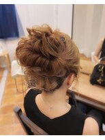 ヘアセットサロン アッシュ 神戸三宮(Ash) ボブおだんごスタイル