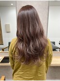 グレージュカラー/ボブウルフ/黒髪/ココアベージュ[稲毛/稲毛駅]