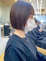 ロンドシエル 横浜(Lond ciel)&nbsp;黒髪ボブ前髪×ヘルシースタイル【横浜】
