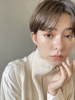 パーク(PARK)&nbsp;【PARK】オリーブベージュ×グランジショート