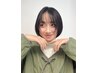 【☆顔周りのお悩みに☆】カット+前髪縮毛矯正 ￥9900【縮毛矯正】