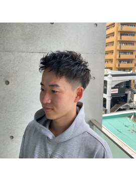 メンズサロン ウエストサイドカットクラブ(Men's West Side Cut Club) 2ブロック×アップバング