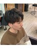 【メンズ】メンズカット＋フルカラー＋トリートメント　[神戸三宮/カット]