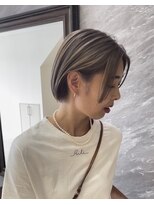 フサ(Fusa)&nbsp;ハイグレージュ×ボブ