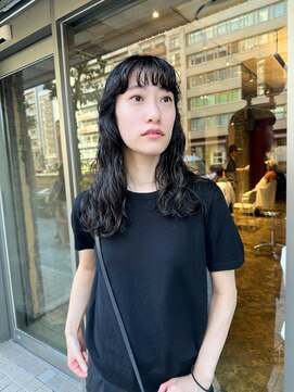 ハマモト ロングパーマ