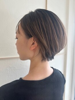 ユウジオザワ(YUJI OZAWA)の写真/ 大人女性にオススメ！もう自髪を気にせずオシャレカラーを楽しめる＊【ショートヘア/髪質改善】