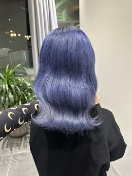 アニュー(A'nyu) ブルーラベンダー/ケアブリーチルーツカラーアンブレラカラー