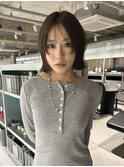 Aラインの2wayボブスタイル