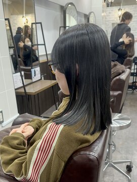 ルクスバイアフィナー(Luxo by Afinar) 【町田/Luxo by Afinar】大人透明感暗髪かわいいダークグレー