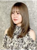 【シアーベージュ×ロングレイヤー】ウサミ