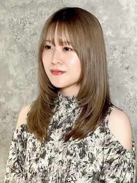 ヘアサロン コレハ(hair salon CoReha) 【シアーベージュ×ロングレイヤー】ウサミ
