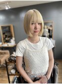 ブロンドボブ