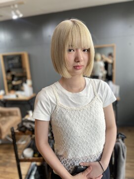 チェリーコーク ウブ(CHERRY COKE ubu) ブロンドボブ