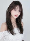 《Agu hair》ラベンダーレイヤー×軽めロング×ワンカール