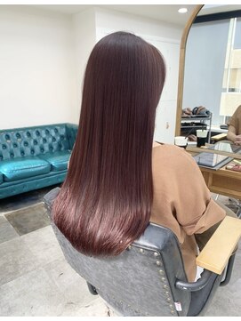 ファブ 銀座(fav) ロングヘア・ヴァイオレットブラウンカラー