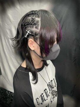 エルシャドール(EL-SHADDOLL) ウルフ/メッシュシールエクステ/編み込みセット