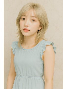 カプロセッテ(Capullo. de Sette.) ウルフカット×ブリーチハイトーンカラー