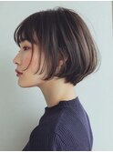 クラゲヘアー/小顔に見せるヘア/ココアベージュ/松ヶ崎/北柏