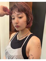 ダブ ダイカンヤマ(DaB DAIKANYAMA)&nbsp;ショートボブパーマ/前髪パーマ/顔まわりパーマ/くせ毛風パーマ