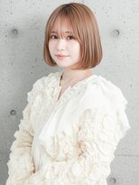 ニューヨークニューヨーク なんば道頓堀店(NYNY)&nbsp;ボブ　ミルクティーカラー　イルミナカラー