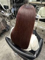 ジーナ 池袋(Zina)&nbsp;艶々ボルドーカラー　(池袋東口/髪質改善)