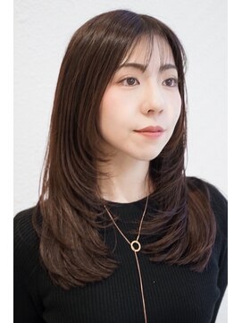 極上ハイレイヤー　レイヤーカット　シースルーバング