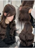 20代30代大人可愛い大人可愛いココアグレージュ顔周り原宿