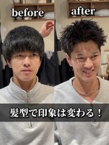 シャイニー 錦糸町(ShiNey) ツイストスパイラルパーマ/波巻きパーマ/メンズパーマ