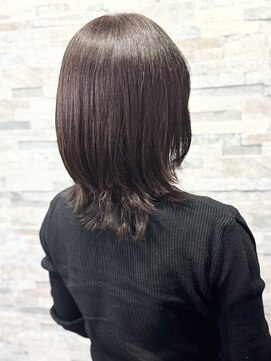 ヴィソップ(V.S.O.P) 暖色ケアカラー×ミルフィーユエステ ミディアムレイヤー