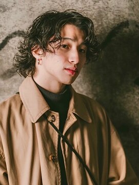 ダグラス トゥーバック 大垣(Douglas TWO BACKS) 【スパイラル7パーマ】7:3ウルフカット