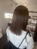 《臼庭限定》ポイントストレート+カット+髪質改善トリートメント