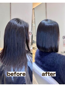 シゲ 自由が丘店(SHIGE) 乾かすだけでまとまる地毛風髪質改善ストレート40代50代縮毛矯正