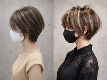 ロハスバイケンジ(LOHAS by KENJE)の写真/時間が経っても美しい。白髪を活かしたデザインカラーで、明るく柔らかい印象の大人スタイルに