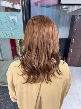 アイズ 本厚木(AIZU) 白髪ぼかしカラー　ミルクティーベージュ