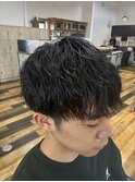 ナチュラル束感マッシュ