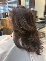 ヘアリゾート粋 トゥジュ 池袋東口店(tujuh)&nbsp;透明感シアーブラウン/レイヤーカット/髪質改善