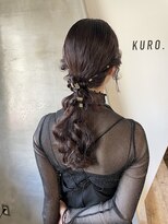 クロ(KURO.)&nbsp;ヘアカフ編み下ろしセット